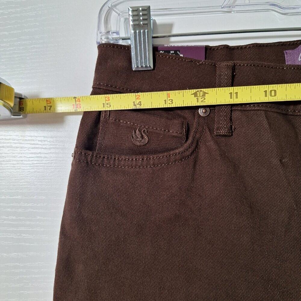 Gloria Vanderbilt Amanda Brown High Rise Tapered Jeans (w/stretch!) 8P NWT - Picture 7 of 11